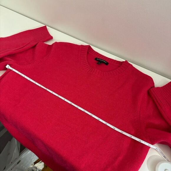 Banana Republic Women’s Lofty Crew Neck Long Sleeve Pullover Sweater Pink Size L - Picture 7 of 10